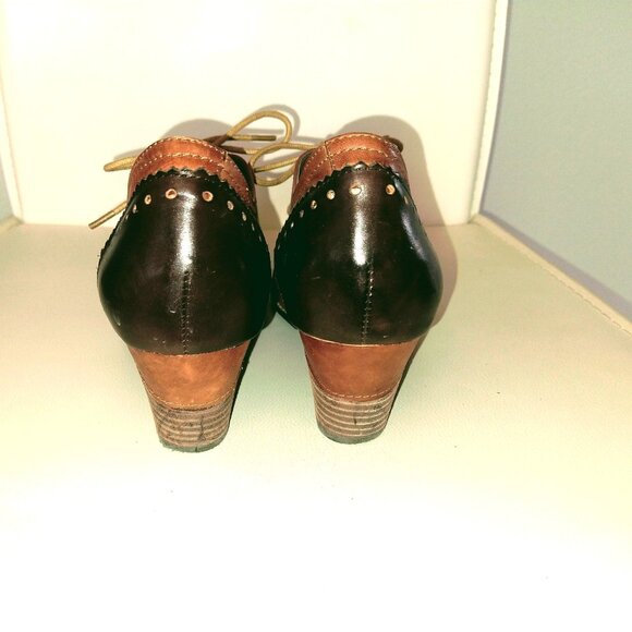 L'artiste Bardot - Brown leather Oxford pump - 39/ 8.5 - Picture 3 of 6